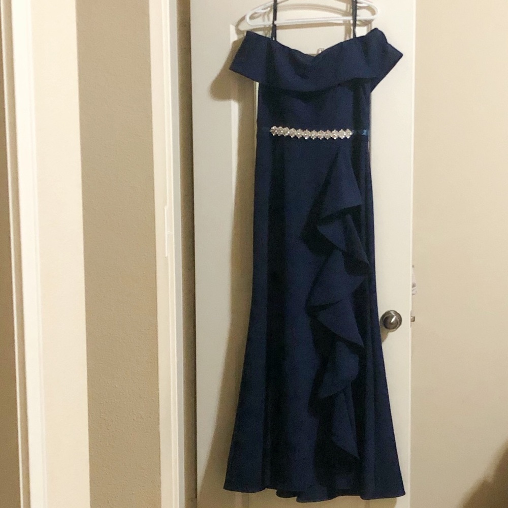 NIGHT GOWN NAVY BLUE